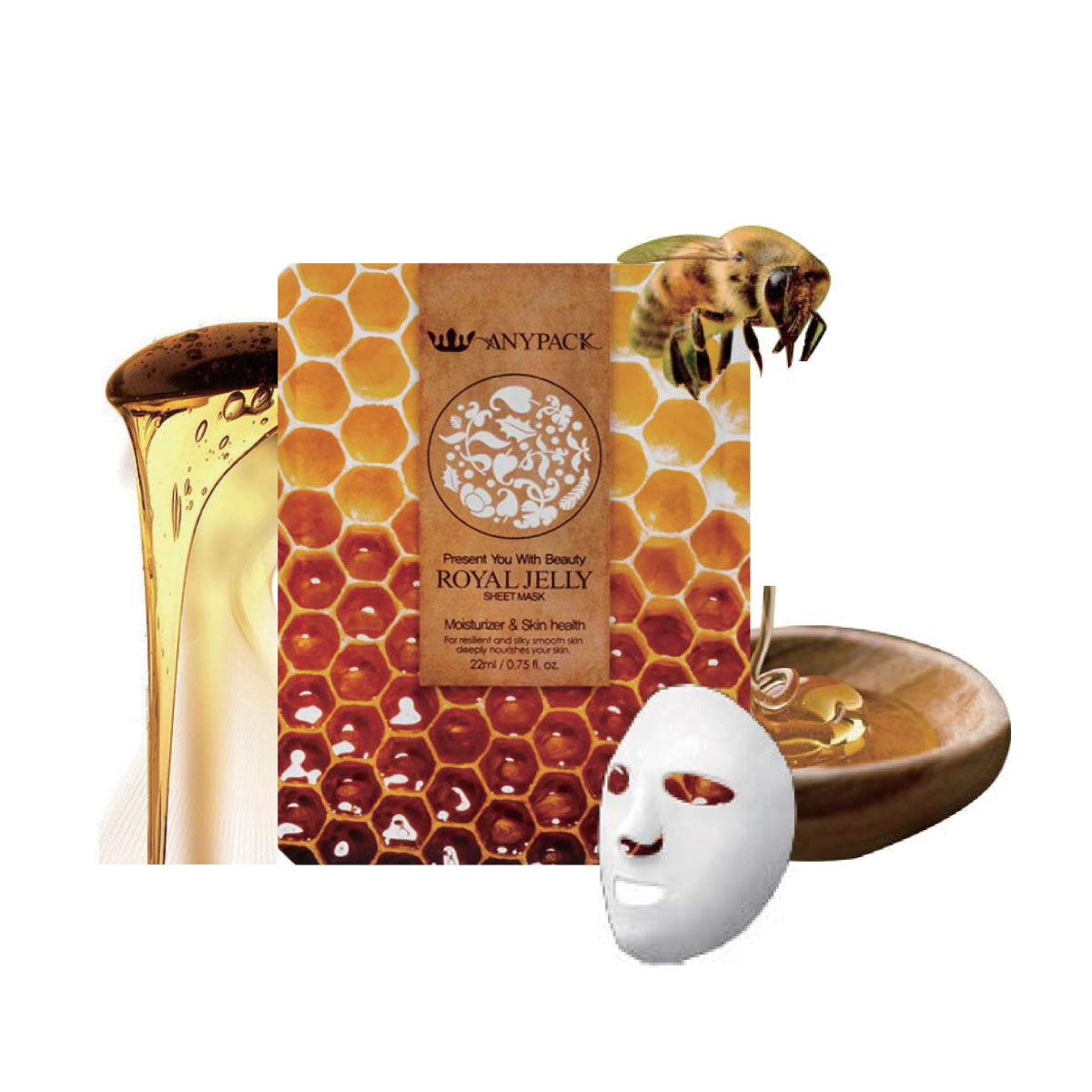 Anypack Reg Sheet Mask - Royal Jelly